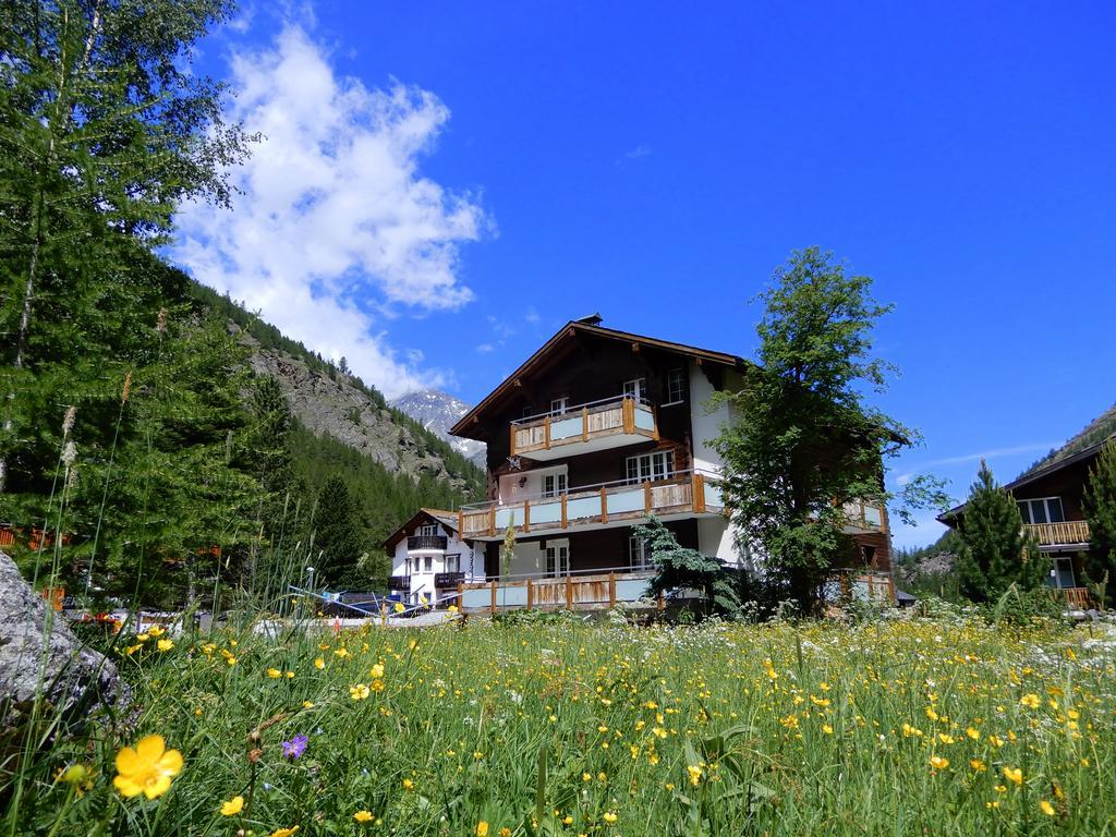 Haus Alpenperle Apartment Saas-Almagell ภายนอก รูปภาพ