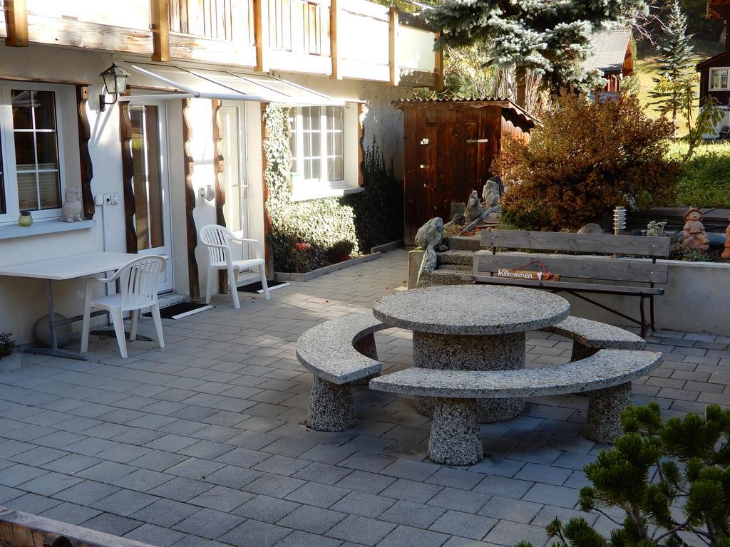 Haus Alpenperle Apartment Saas-Almagell ภายนอก รูปภาพ