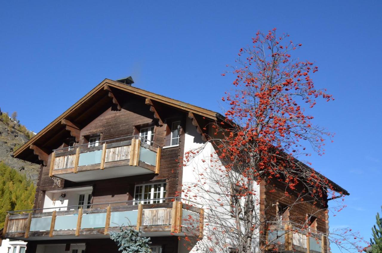 Haus Alpenperle Apartment Saas-Almagell ภายนอก รูปภาพ
